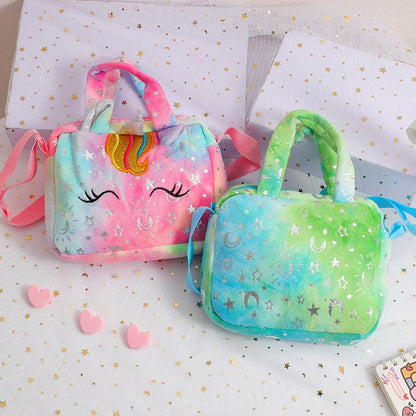 Cute Unicorn Handbag for Girls - Sweet Kids Crossbody Shoulder Bag, Small Purse & Birthday Gift