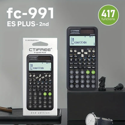 FC-991 ES PLUS Scientific Calculator – 417 Functions Multifunction Exam Calculator for Students | School & College Math Study Tool, Economical Packaging
