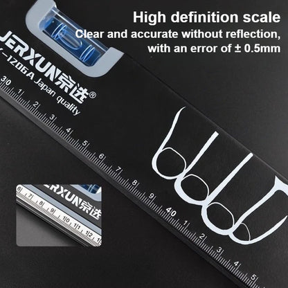 600mm Folding Magnetic Level Ruler - High-Precision Aluminum Measuring & Balance Tool