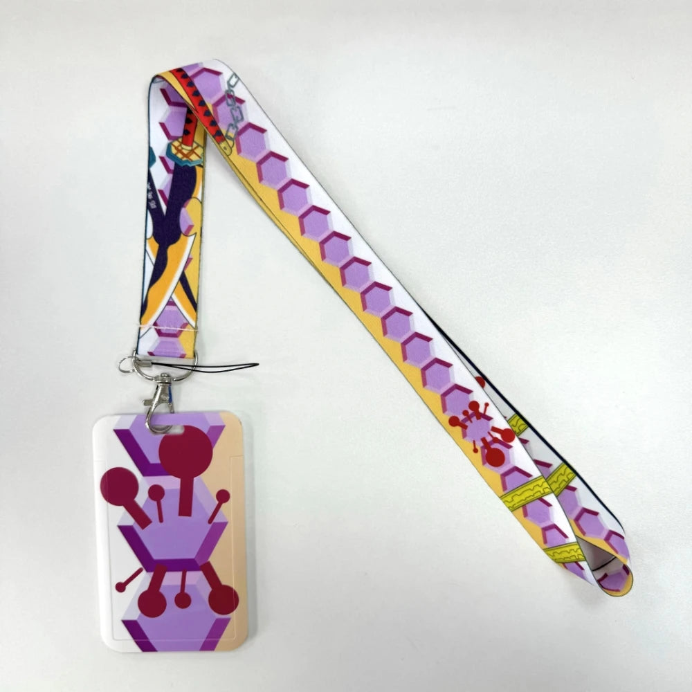 Cartoon Anime Lanyard – Key, Card & Badge Holder Neck Strap, DIY Keychain Hang Rope