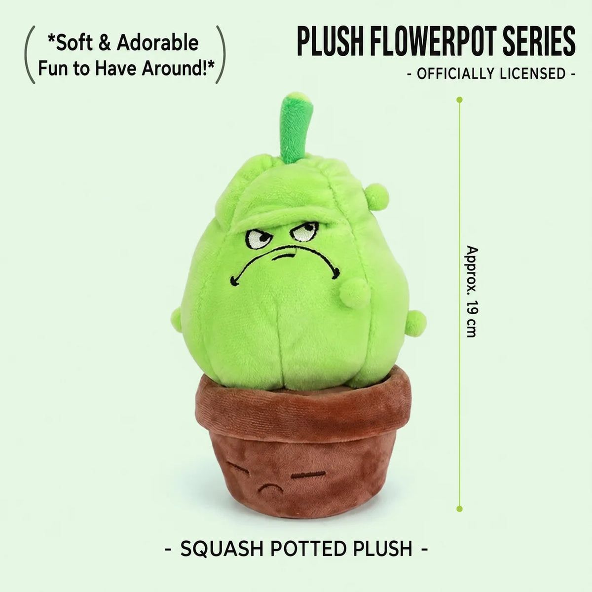 Plants vs. Zombies 2 Plush Toys - Sunflower and Peashooter Potted Plant Dolls, Soft Pillow Toys and Gifts for Teens