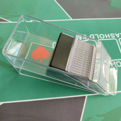 4/6-Deck Acrylic Blackjack Dealing Shoe – Durable Poker Dealer Equipment & Card Game Supply