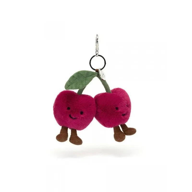 New Jelly Cherry Key Chain – Cute Bag Pendant & Doll Accessory for Girls and Women Holiday Gifts