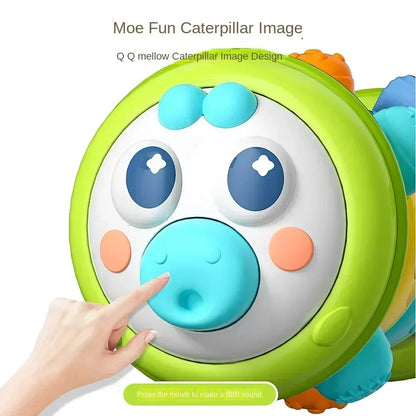 Baby Crawling Roller Toy - Montessori Tummy Time Activity Roller for Sensory Stimulation and Early Development, Ages 0–12 Months