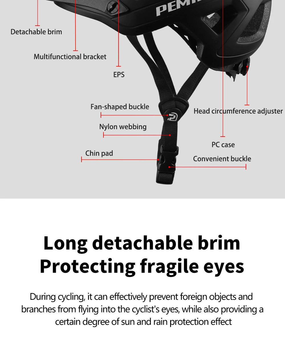 Ultralight Cycling Helmet for Road & MTB, Integrally-Molded Bike Safety Cap, Racing Bicycle Gear for Men & Women