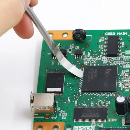 Phone Repair Tools Kit – Disassembly Blades, Pry Tools, Metal Kit & Adhesive Remover for CPU & IC Chip Repair   1/2