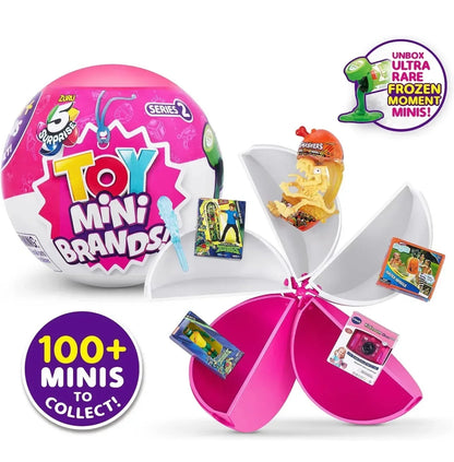 ZURU 5 Surprise Mini Brands Toy - Mystery Blind Box Miniature Collectible Surprise Gift for Kids