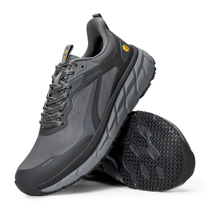 FitVille Men’s Wide Toe Box Running Shoes – Cushioned, Non-Slip, Lightweight & Breathable Extra Wide Width Sneakers