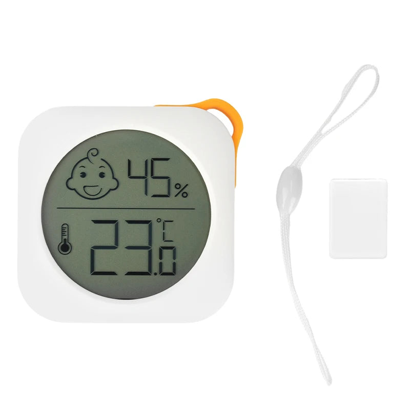 Mini Indoor Thermometer & Hygrometer - LCD Digital Temperature and Humidity Meter for Home, Office & Desktop Use