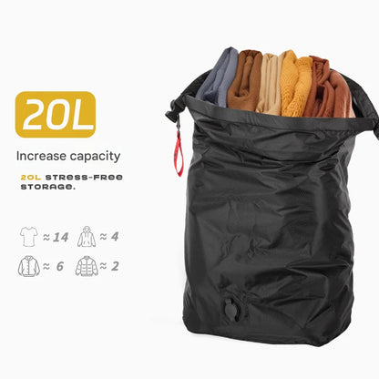Vacuum Compression Storage Bag – Large Waterproof Luggage & Clothes Organizer for Travel