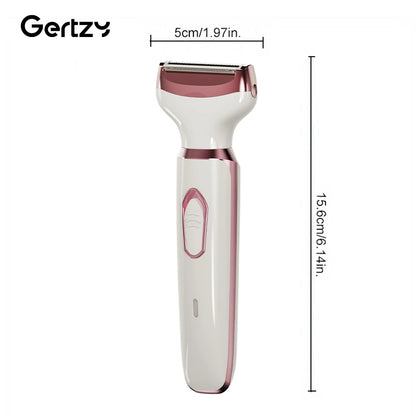 4-in-1 Rechargeable Electric Razor for Women – Wet & Dry Painless Trimmer for Face, Nose, Legs, Underarm & Bikini