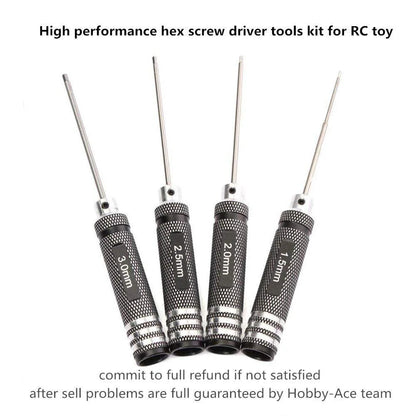Top Quality Titanium Nitride TiNi Hex Driver Wrench – 1.5mm/2mm/2.5mm/3.0mm Screwdriver for RC Helicopter (1 Piece)
