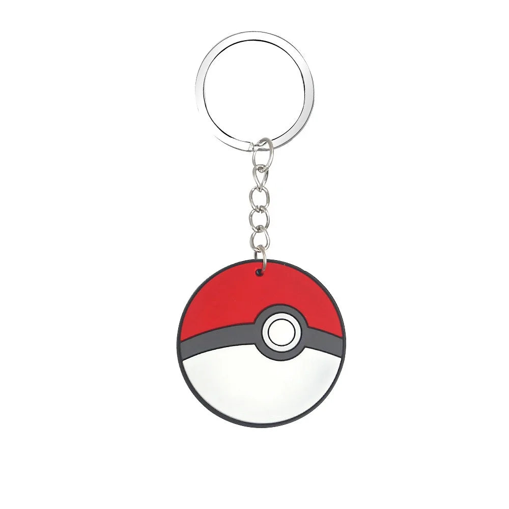 Pokémon PVC Keychain Set — Pikachu & Gengar Anime Figures, Cartoon Bag Pendant Accessories for Kids’ Birthday & Christmas Gifts