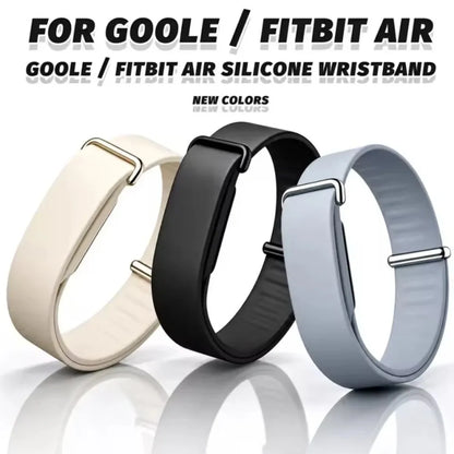 Soft Silicone Watch Strap - Replacement Sport Loop Band for Google Fitbit Air Smartwatch Fitness Tracker