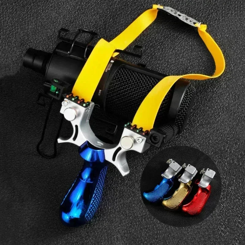 Laser Pointing Slingshot – 10 Style High Precision Aiming Catapult for Outdoor Hunting & Target Shooting Accessories
