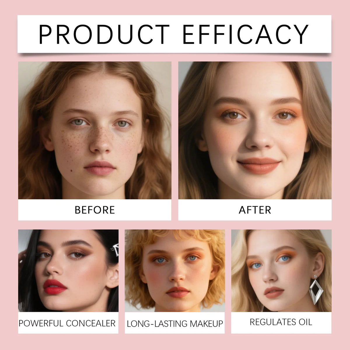 Collagen Pink Hydrating Balm Stick - Deep Moisturizing Facial Balm and Makeup Base for Smooth, Glowing-Looking Skin