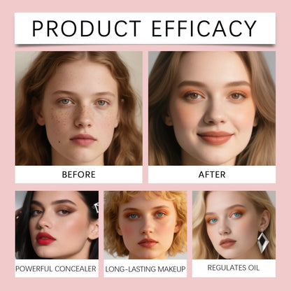 Collagen Pink Hydrating Balm Stick - Deep Moisturizing Facial Balm and Makeup Base for Smooth, Glowing-Looking Skin