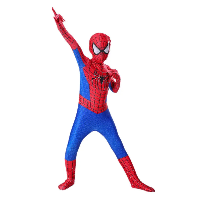 Kids Superhero Costume Onesies – Movie Character Fantasy Dress-Up for Boys & Girls, Halloween Party & Photo Props
