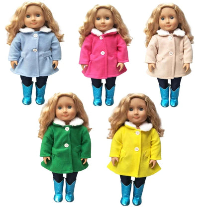 18" American Doll Clothes Set — Jacket and Pants Outfit for Baby Dolls