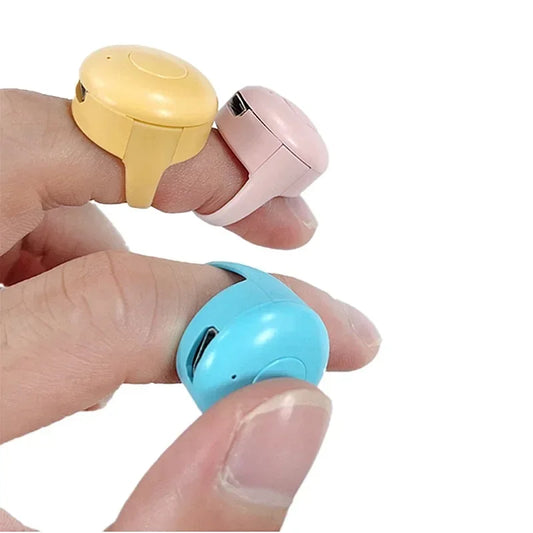 Bluetooth Finger Remote Control Ring - Wireless Phone Page Turner & Video Controller