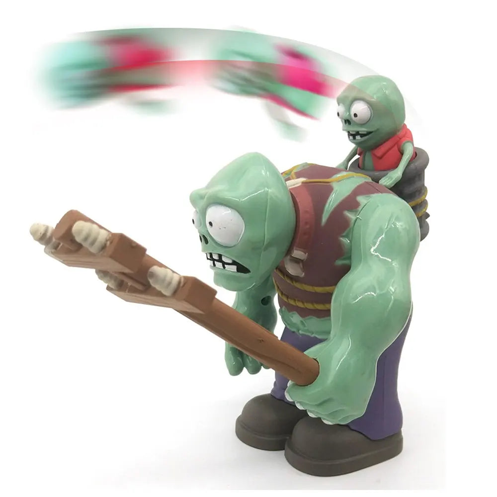 Plants vs Zombies Pea Shooter Action Figure — PVZ Boss Toy Doll Shooting Dave Allstar Gift for Kids
