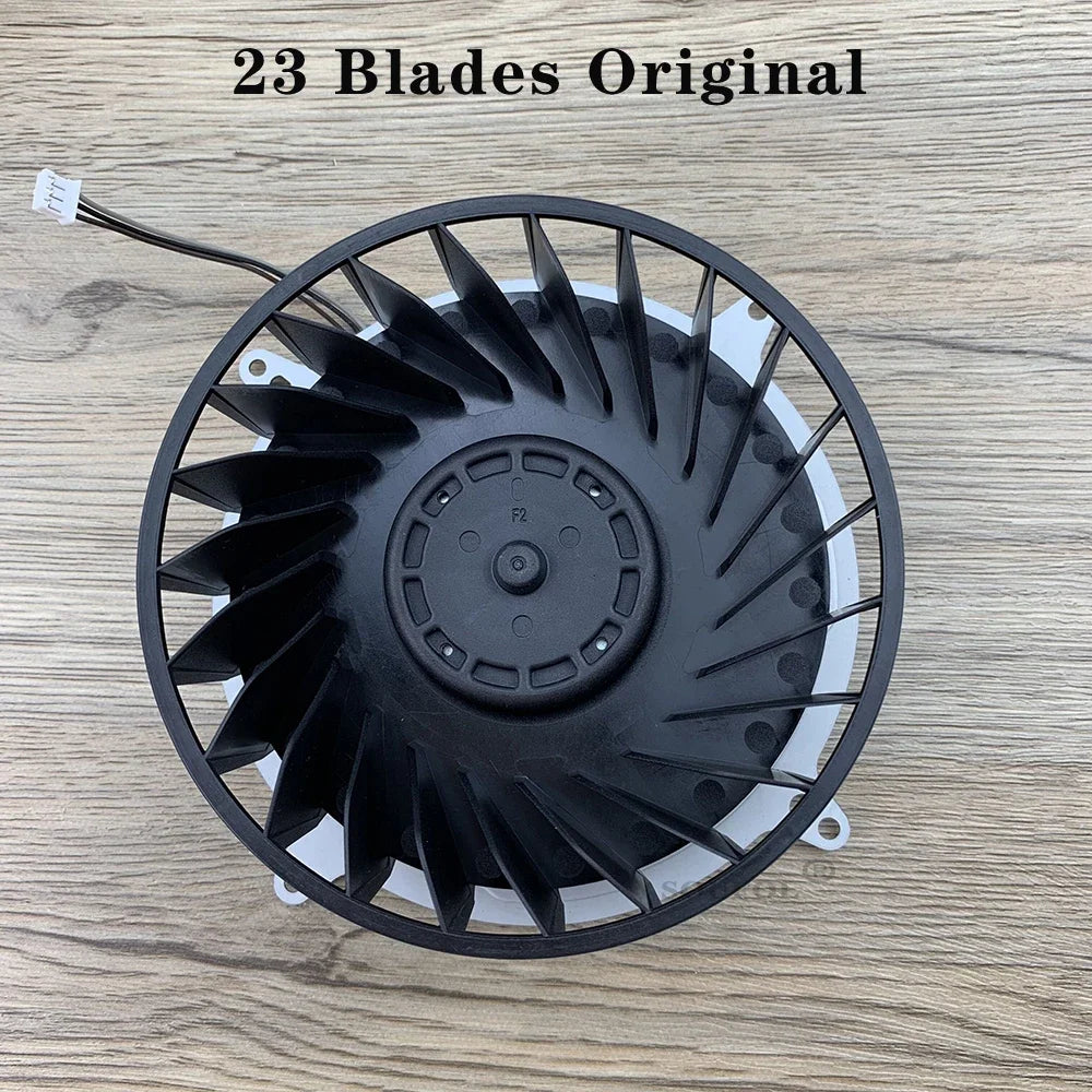 Original PS5 Internal Cooling Fan — 17 & 23 Blade Replacement Cooler for PlayStation 5 Console
