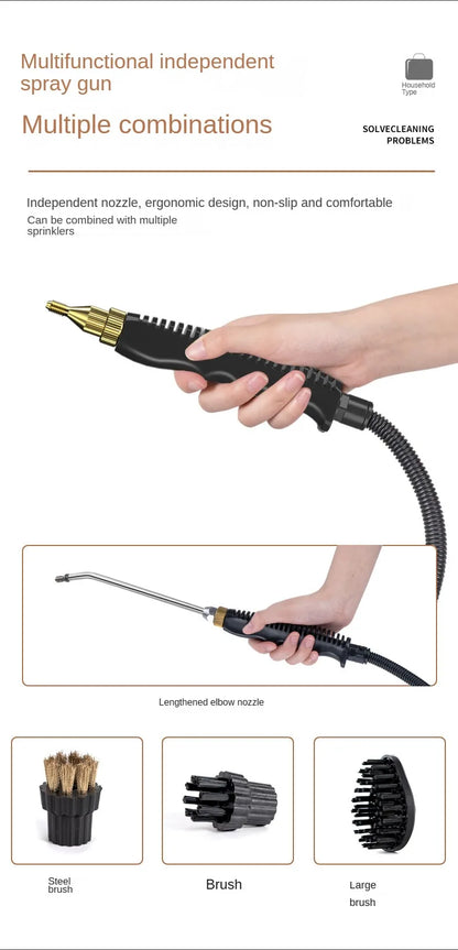 High-Temperature Steam Cleaner - Sterilization for Air Conditioning, Kitchen Hood, Home & Car, 110V US Plug / 220V EU Plug