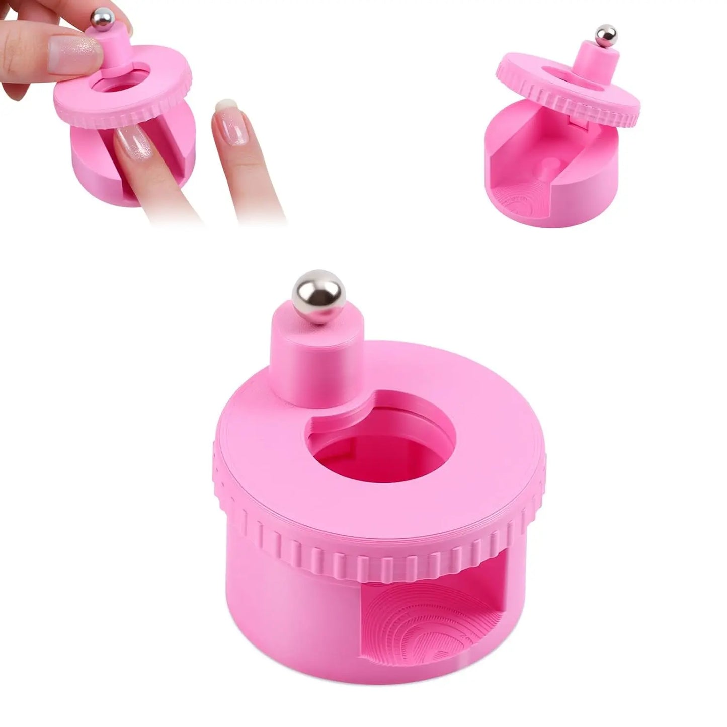 Cat Eye Nail Magnet - Rotating Wide Light Glass Bead Magnetic Tool for Gel Polish Nail Art