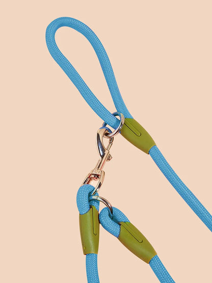 Reflective Nylon Dog Leash – Hands-Free Running & Walking Rope Lead for Small to Large Dogs