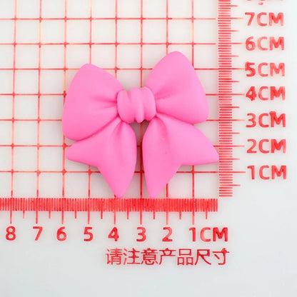 2Pcs Metal Full Diamond Bow Heart Mirror Handbag & Parfum Bottle Phone Case Decoration – Flat Back DIY Craft Accessories