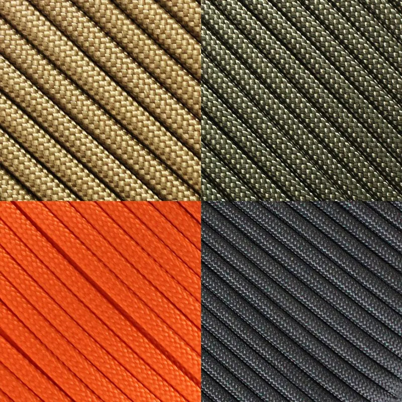 7 Core 550 Paracord Cord: 5, 15, 30 M Length, Dia. 4mm - Outdoor Camping Survival Lanyard Rope for Hiking Tent Accessories