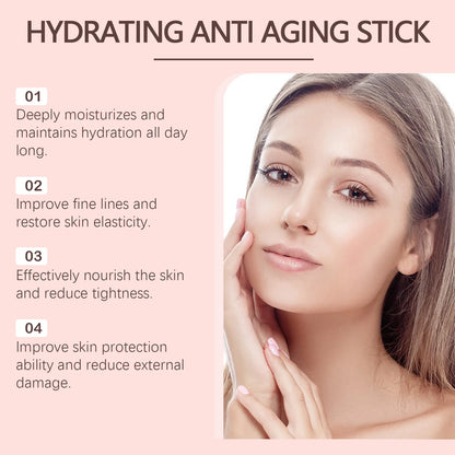 Collagen Multi-Bounce Balm Stick – Instant Wrinkle Removal, Anti-Aging, Firming & Brightening Moisturizer for Dull Skin