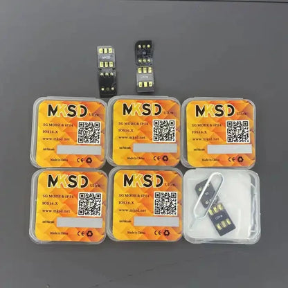 MKSD Ultra V5.5 Unlocking Card Stickers – Compatible with iPhone 6-13 Series (Black & Blue Options)