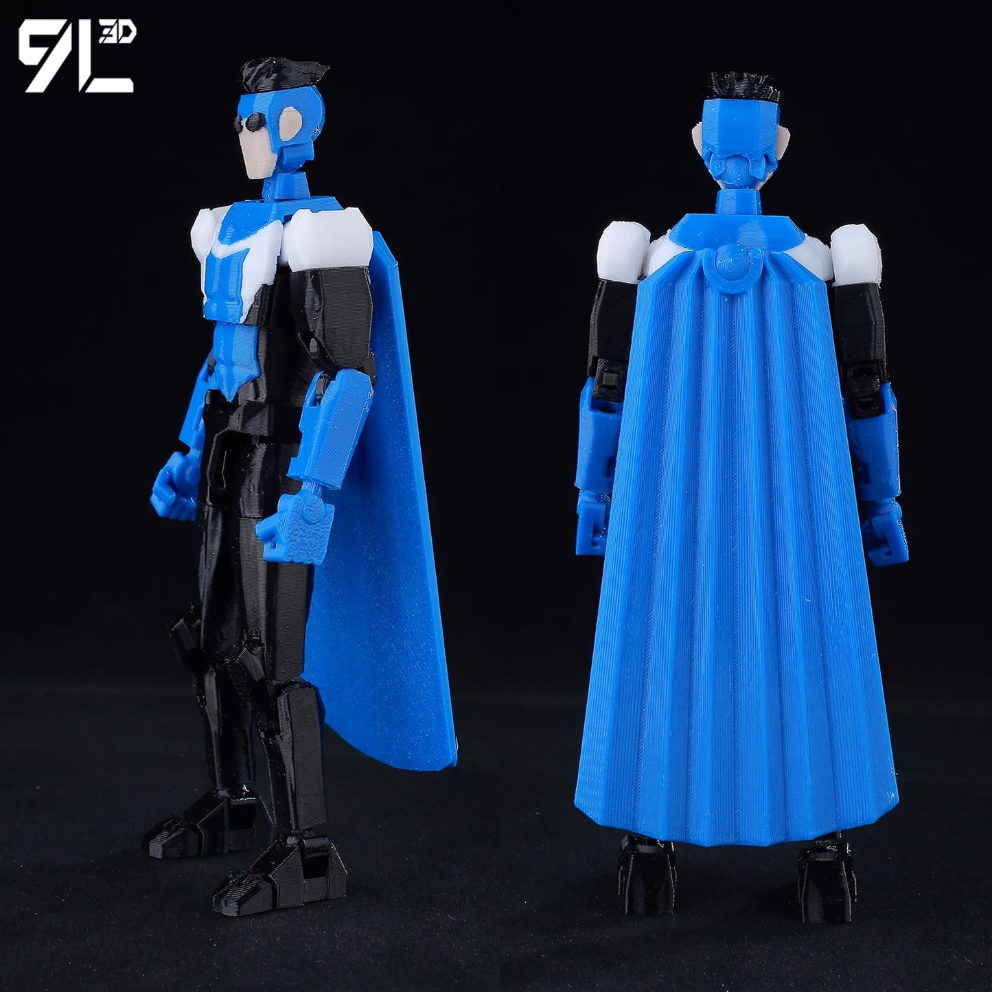 9L3D Lucky 13 Invincible Boy Eve Action Figure — 3D Printed Anime Model, Multi-Jointed Poseable Collectible Toy Gift for Fans
