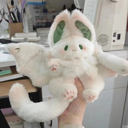 Kawaii Bat Plush Toy – Manta Magical Spirit Rabbit Stuffed Animal Pillow, Soft Plush Doll for Kids, Girls & Women Gift