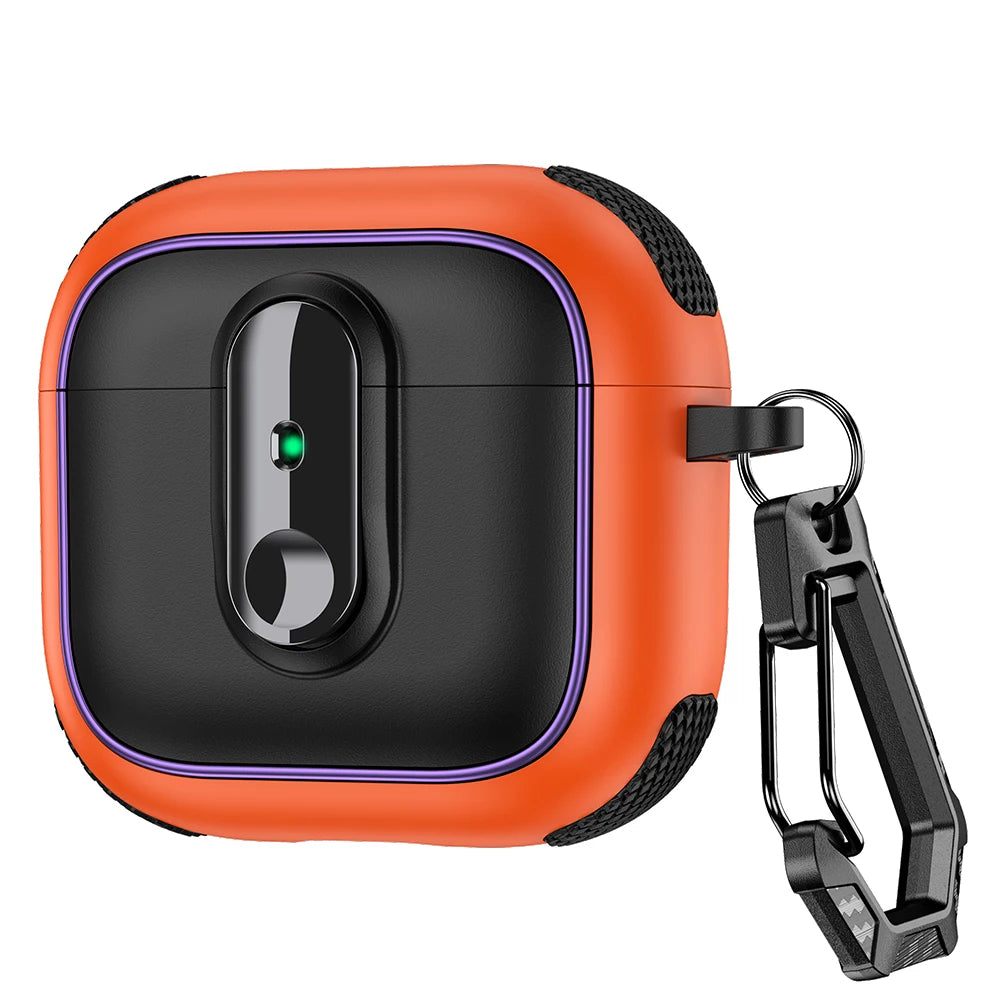 Armor Lock Earphone Case for AirPods – Shockproof TPU & PC Cover for AirPods 1, 2, 3, 4 & Pro 2, 2nd & 4th Gen
