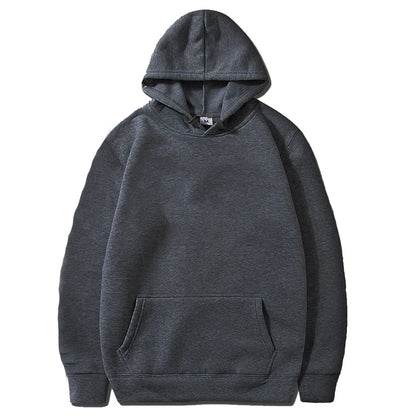 Men’s & Women’s Oversized Hoodies — Casual Fleece Pullover Sweatshirts Warm Spring Autumn Tops Black & Multi-Color