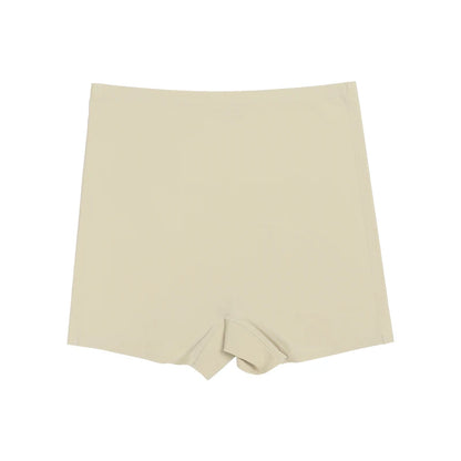 Seamless Ice Silk Biker Shorts — Solid Boxer Leggings for Women, Sports Yoga Pants & Comfortable Shorts