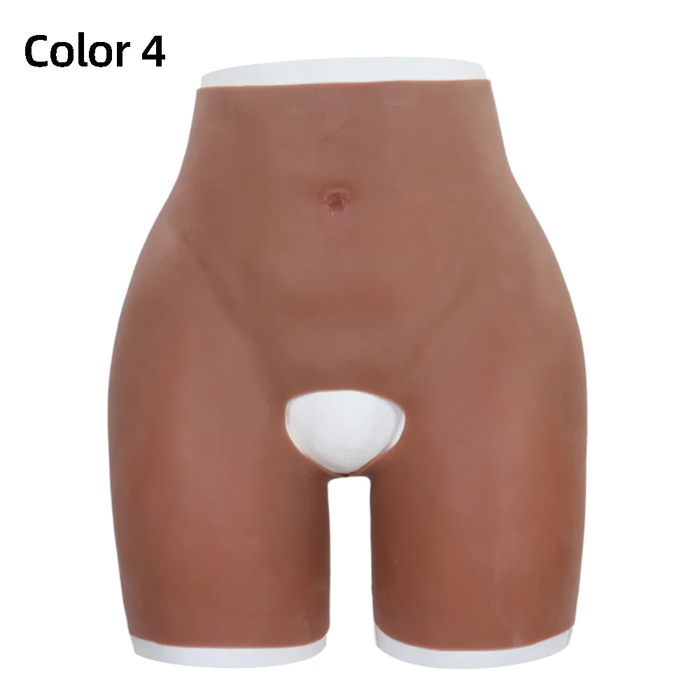 YUERUGOU Silicone Butt Hip Enhancer Pants – Women’s Open Crotch Padded Hip Shaper, Artificial Butt Cosplay, Plus Size