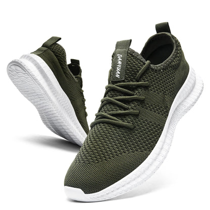 2022 Men’s Sneakers — High-Quality Breathable Gym & Casual Walking Shoes, Lightweight Plus-Size Footwear Zapatillas Hombre