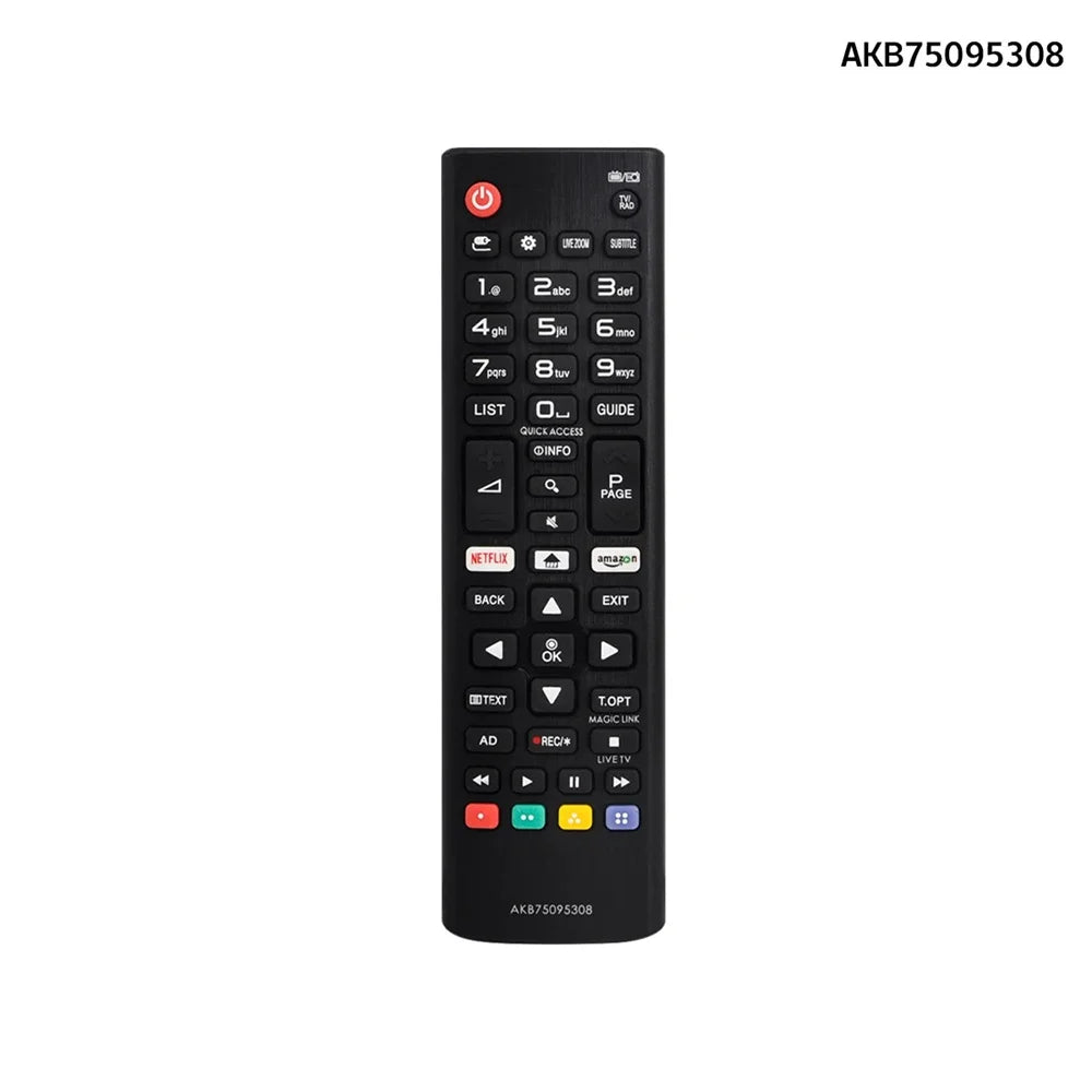 AKB75095307 LG TV Replacement Remote - IR Remote Control for 43UJ6560, 49UJ6500, 55UJ6540 & Compatible LG TVs