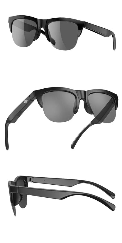 Smart Bluetooth V5.3 Sunglasses – HIFI Audio Glasses with Call Function, UV Protection, Anti-Touch Tech for Outdoor Sports Men & Women