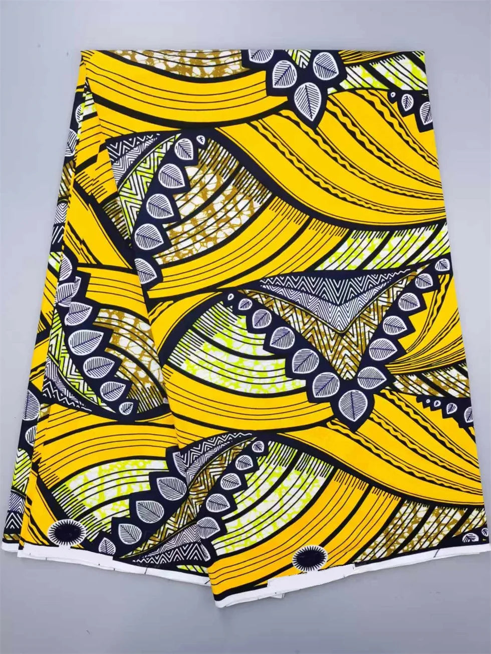 New Nigerian African Wax Fabric - 100% Cotton Real Wax Ankara Print High Quality Original Pagne Material