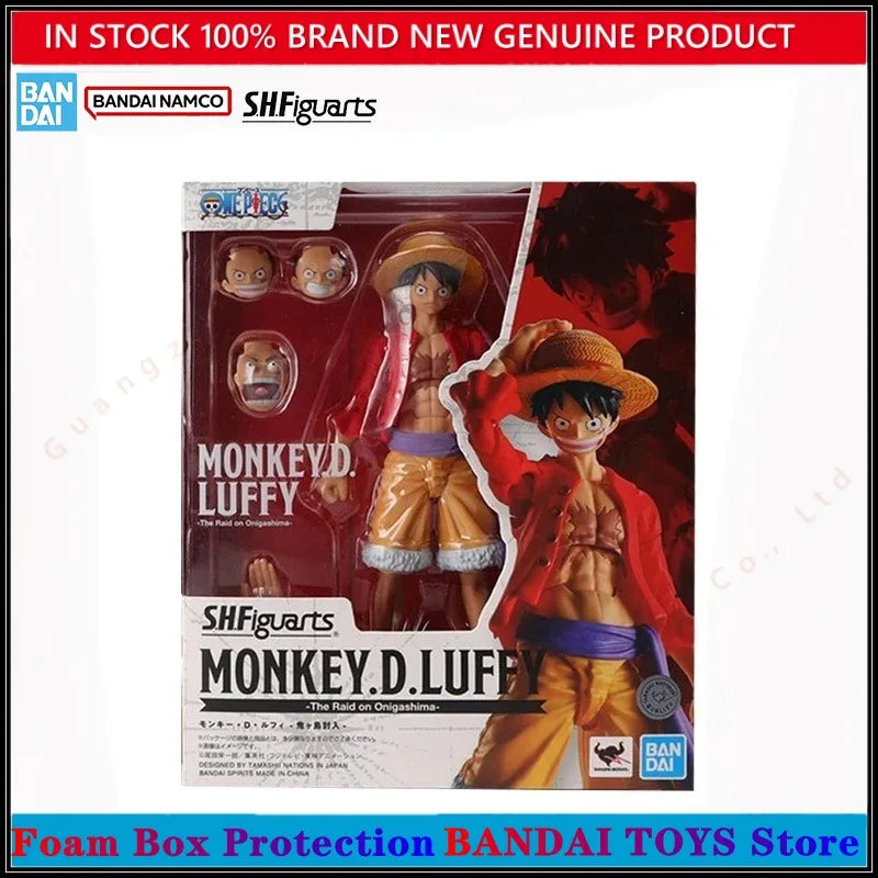 Bandai One Piece SHF Anime Figure Model Kit — Monkey D. Luffy, Nami, Shanks, Roronoa Zoro Romance Dawn