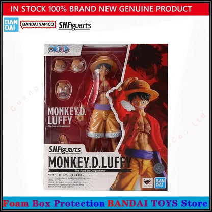 Bandai One Piece SHF Anime Figure Model Kit — Monkey D. Luffy, Nami, Shanks, Roronoa Zoro Romance Dawn