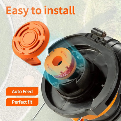 Replacement Grass Trimmer Spool Line - 10ft (3m) Edger Line Compatible with WORX WA0010, 8/15/20PCS Set