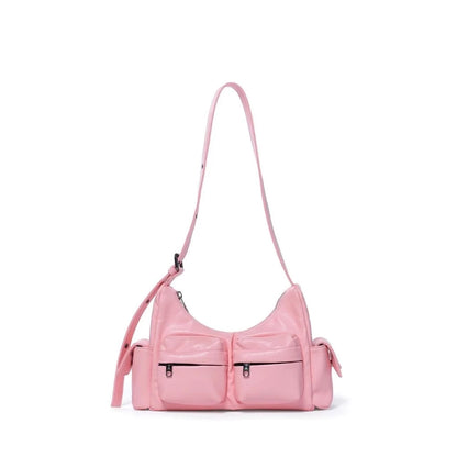 SAMO ONDOH Korean Medium Motorbike Crossbody Bag – Same Style as Song Yuqi