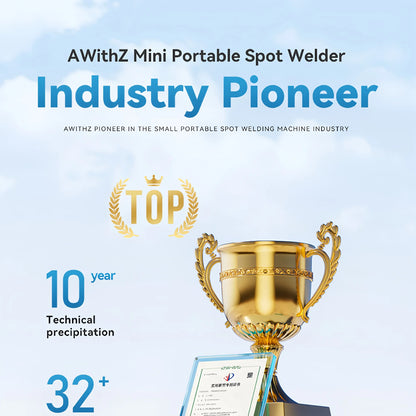 Awithz UK3 Portable Battery Spot Welder – DIY Mini 18650 Welding Machine, 10,000mAh, Welds Up to 0.4mm