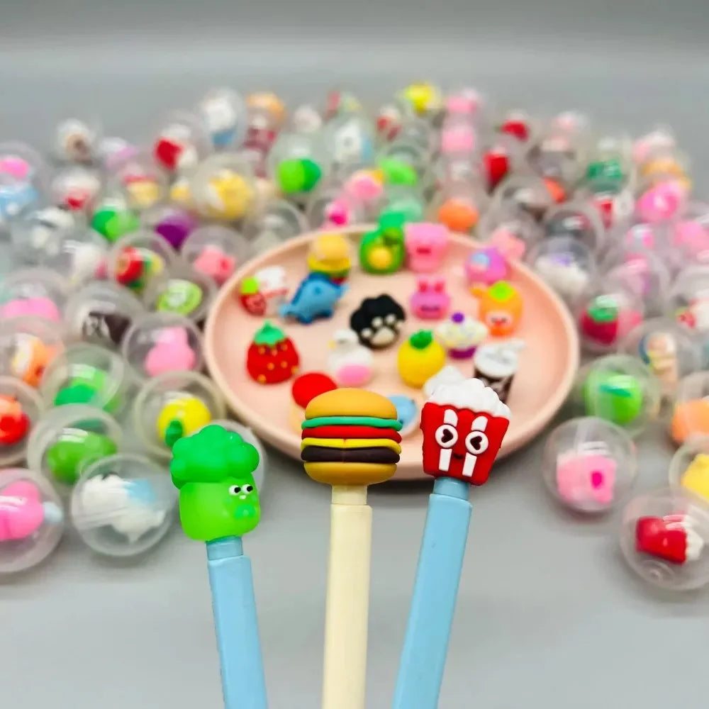 30/50-Piece 32mm Transparent Eggshell Toys - Mixed Party Favors, Pinata Fillers, Birthday Gifts, and Carnival Rewards