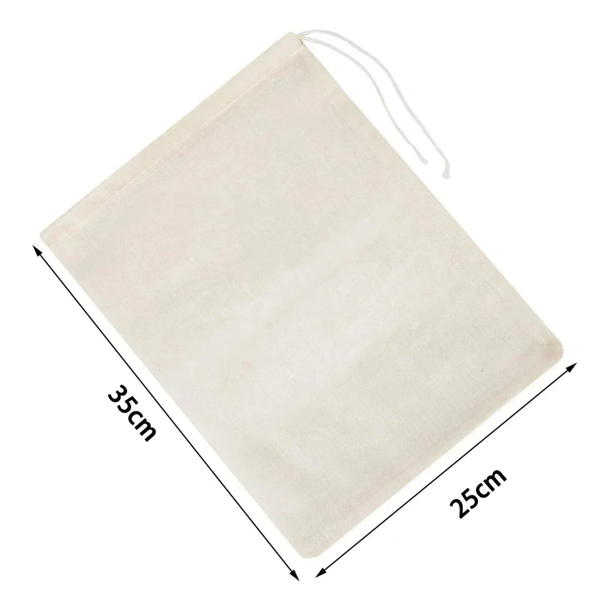 5Pcs Reusable Nut Milk Bag Set - Unbleached Nylon Cheesecloth Strainers, Fine Mesh Food Filter for Cheese, Yogurt, and Kitchen Use